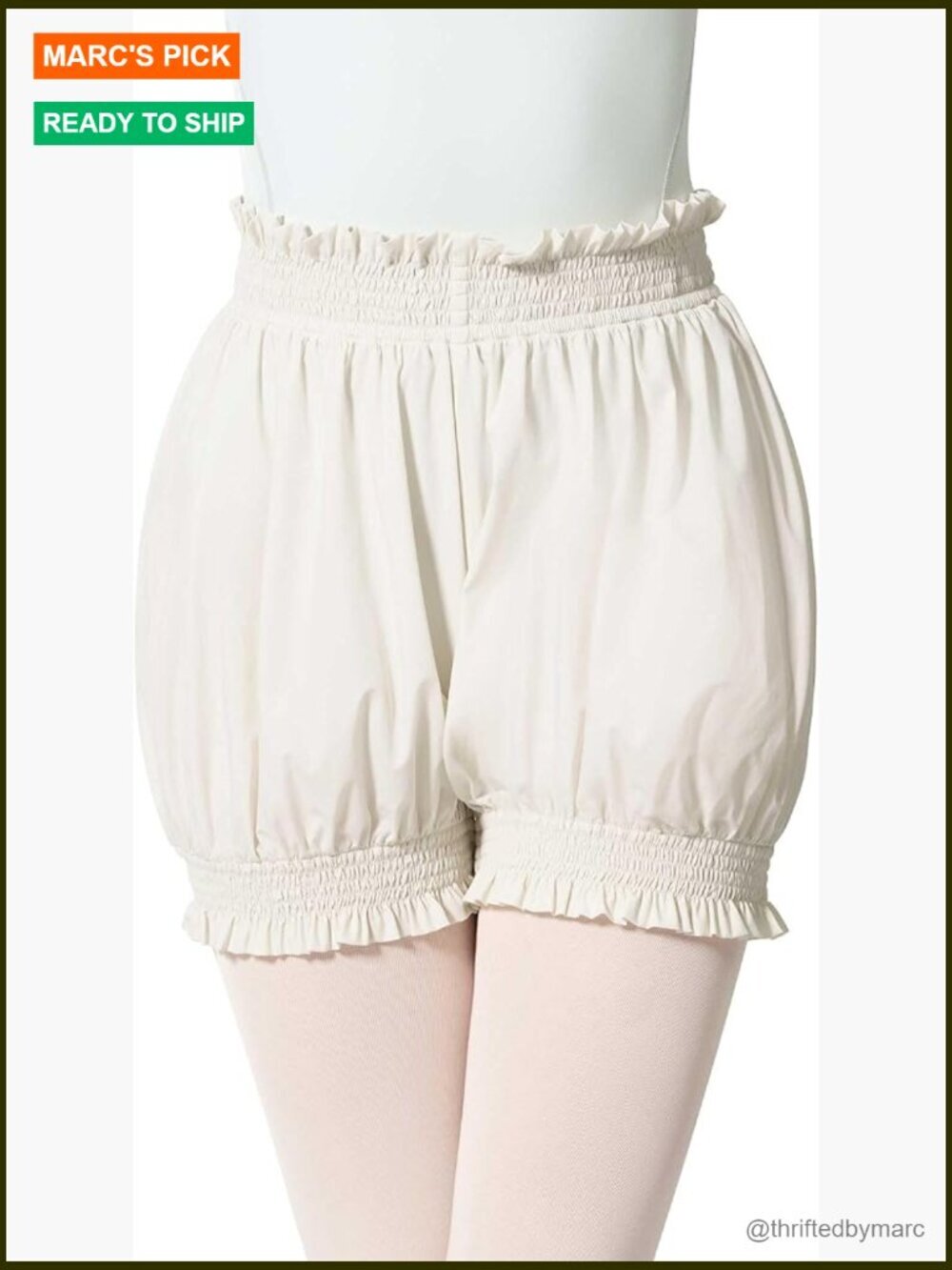 Polyester Dance Shorts with Lace Edge for Ballet Workout Athletic